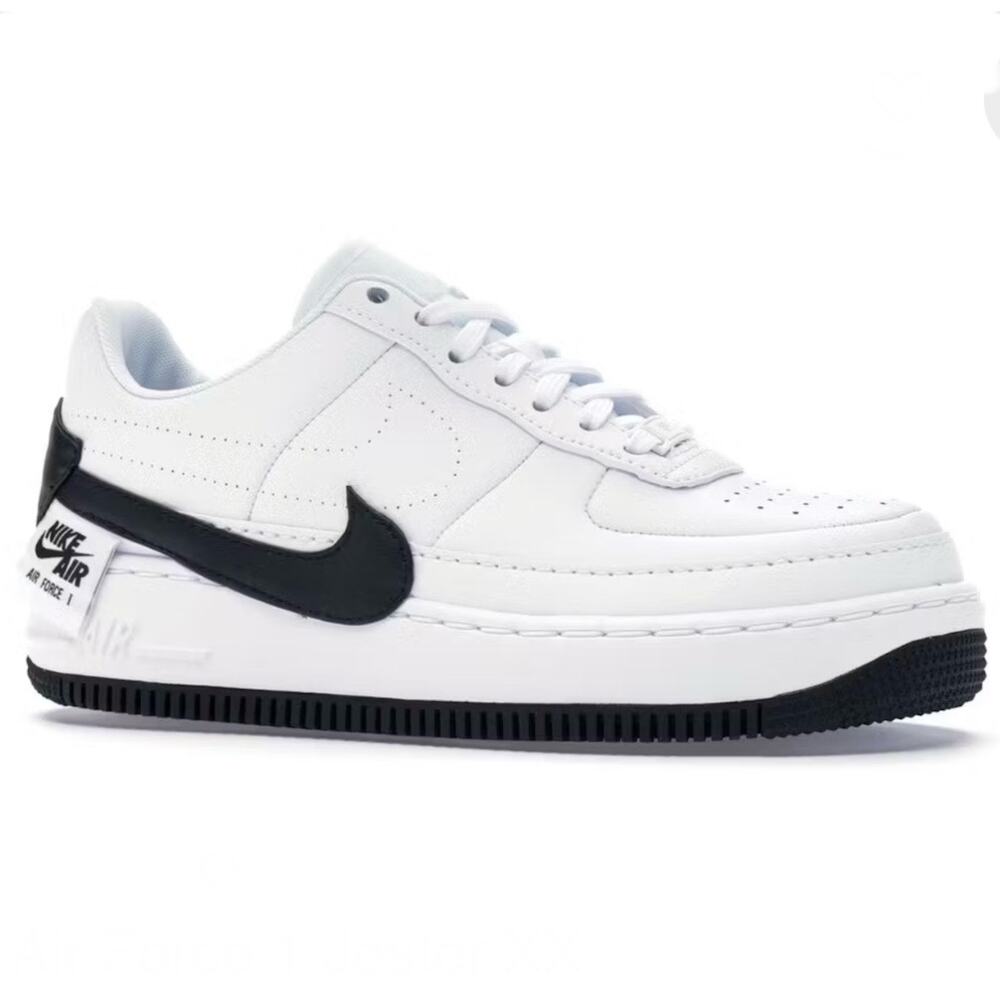 NIKE | Air Force 1 Jester XX White Black Sneakers Athletic Skater Shoes | Size 8